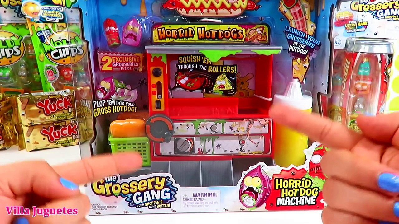Maquina de hacer Hot Dog de los Grossery Gang y Sorpresas de la Temporada 2  + Latas de Gros – Видео Dailymotion