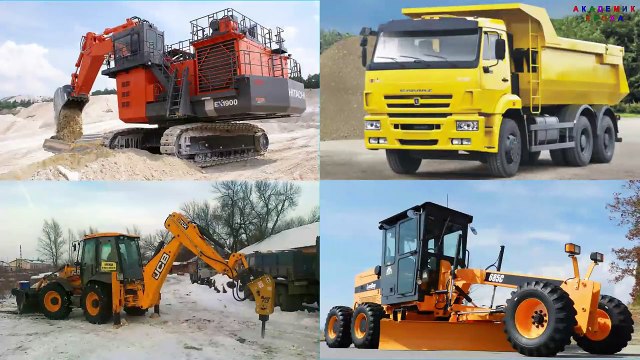 Угадайка Строительная техника развивающие мультики для маленьких