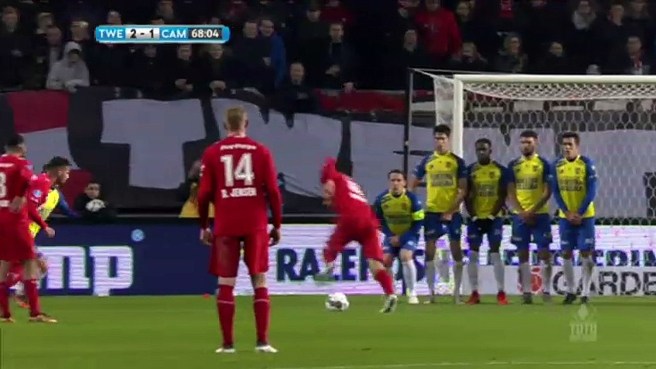 Adam Maher Goal HD - Twente	2-1	Cambuur 30.01.2018