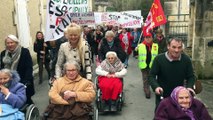 Segonzac: manifestation contre la hausse des loyers demandés par la ville à la maison de retraite
