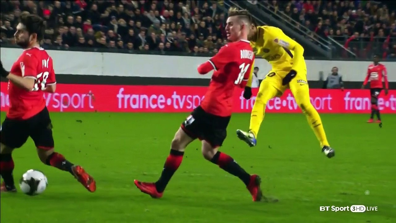 Rennes 2-3 PSG / Résumé et Buts / Coupe de la Ligue