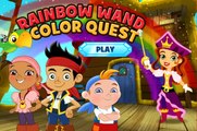 Rainbow Wand Color Quest | Jake and the Neverland Pirates online game for kids