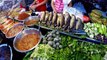 Yummy Thai Street Food at Thepprasit Night Market in Pattaya Thailand