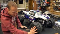 RCing Around- Up close with the Losi Monster Truck XL. Huge 1/5 scale, 4WD, 2-stroke petrol MT!