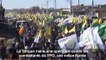Des Kurdes syriens manifestent contre l'offensive turque