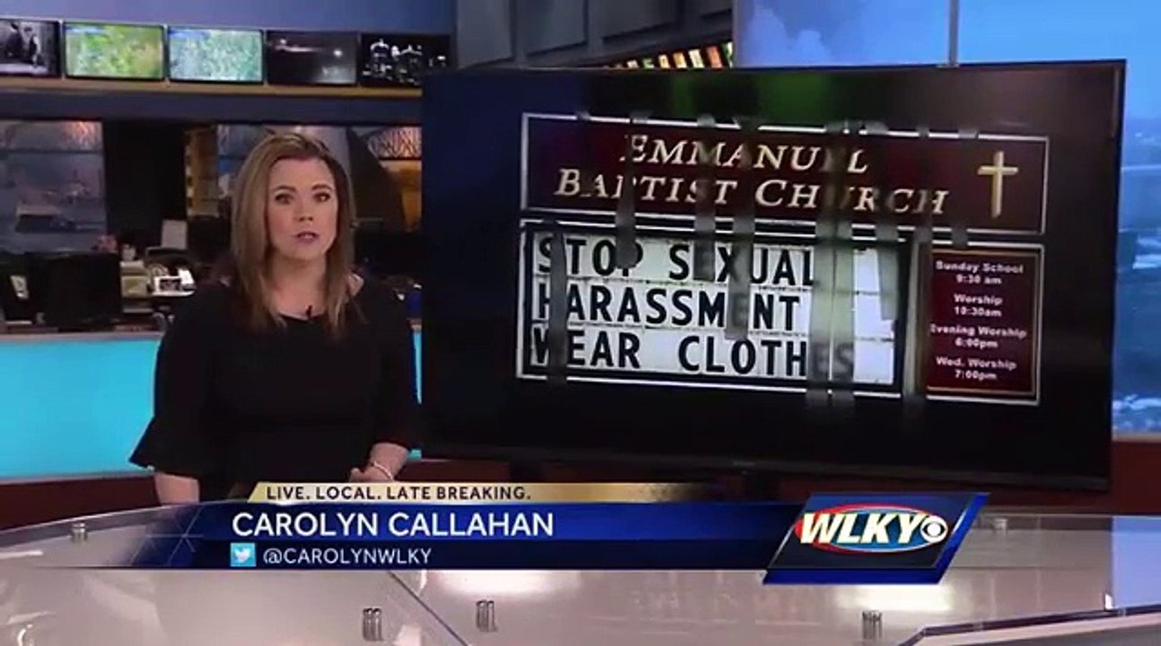 Indiana Church Sign Tells Women- 'Stop Sexual Harassment, Wear Clothes'