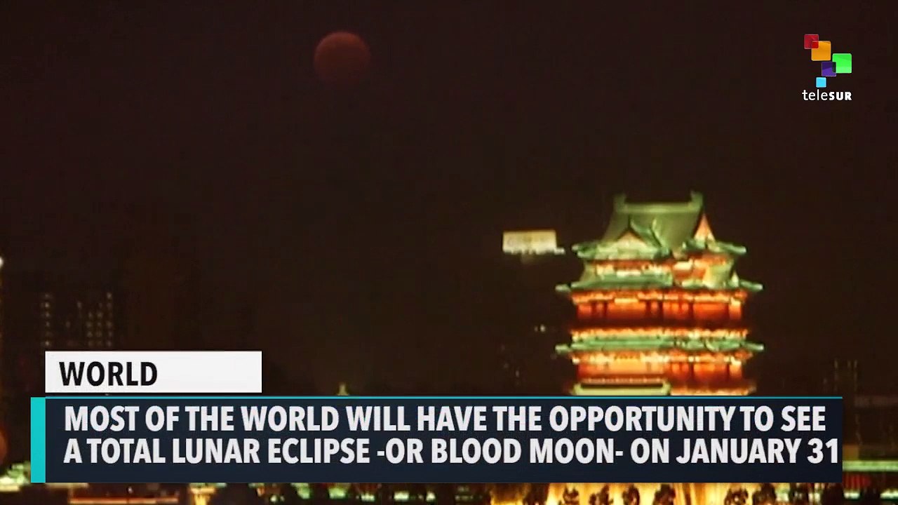 Supermoon, Blue Moon and Total Lunar Eclipse all together