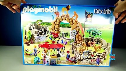 Playmobil City Life Toy Wild Animals Large Zoo │ Childrens Petting Zoo Building Sets Videos