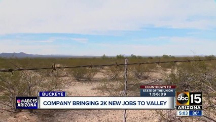 Motor company bringing new jobs to Buckeye