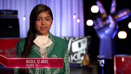 La Voz Kids 4 _ Nicole Rivera viene a luchar por su sueño en La Voz Kid