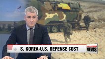 S. Korea-U.S. defense cost sharing has to be re-set considering fairness, reality: U.S. official