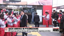 IOC chief Thomas Bach arrives in PyeongChang