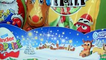 Navidad 2016 - Huevos Kinder, kinder surprise, M&Ms, kinder Joy, Muñecos de chocolate