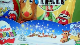 Navidad 2016 - Huevos Kinder, kinder surprise, M&Ms, kinder Joy, Muñecos de chocolate