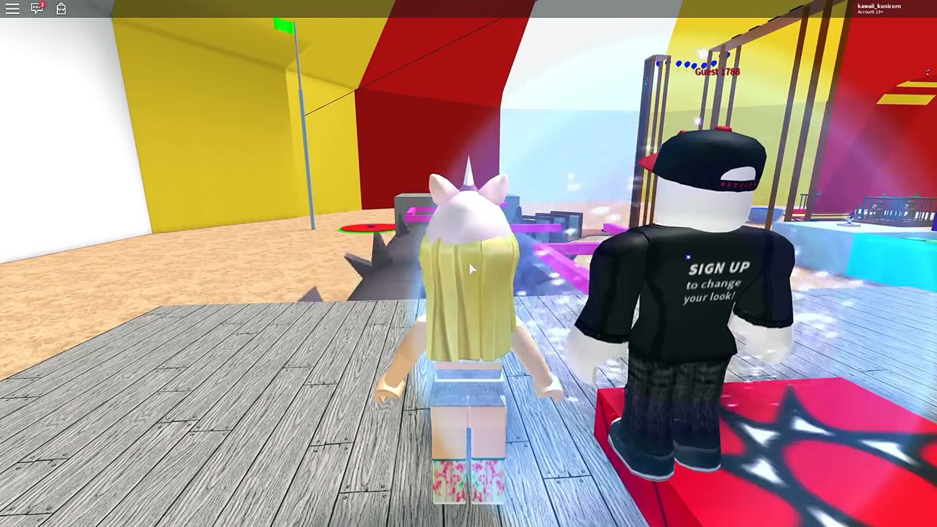 Roblox Escape The Circus Obby Video Dailymotion - who killed the guest obby roblox