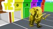 Colors Elephants Learn Colors for Children with Animals & Dinosaurs Fun Learning Video for Kids