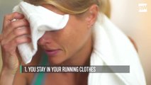 5 Worst Things You're Doing After a Run
