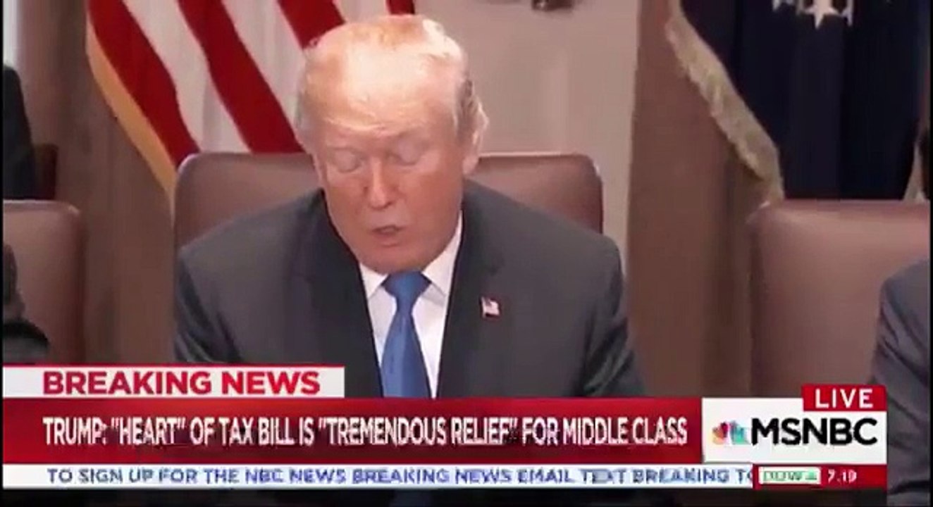 Trump Makes Numerous False Claims About GOP's Tax Reform Bill