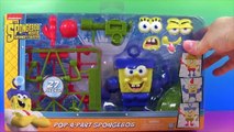 Sponge Out Of Water Movie Pop-A-Part Spongebob: Spongebob Frypants, Invincibubble, Sgt. Squarepants!