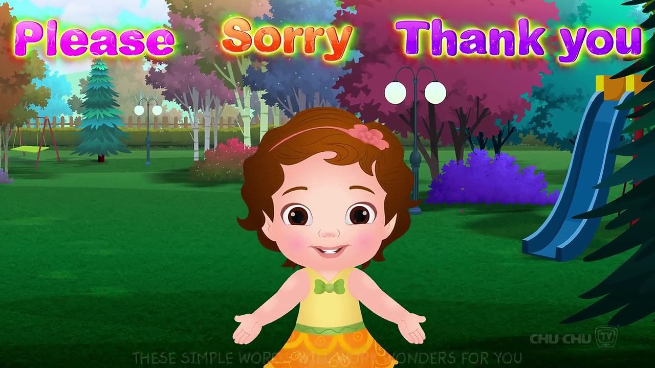 Say Please, Sorry and Thank You! - Good Habits For Children   ChuChu TV Nursery Rhymes & Kids Songs