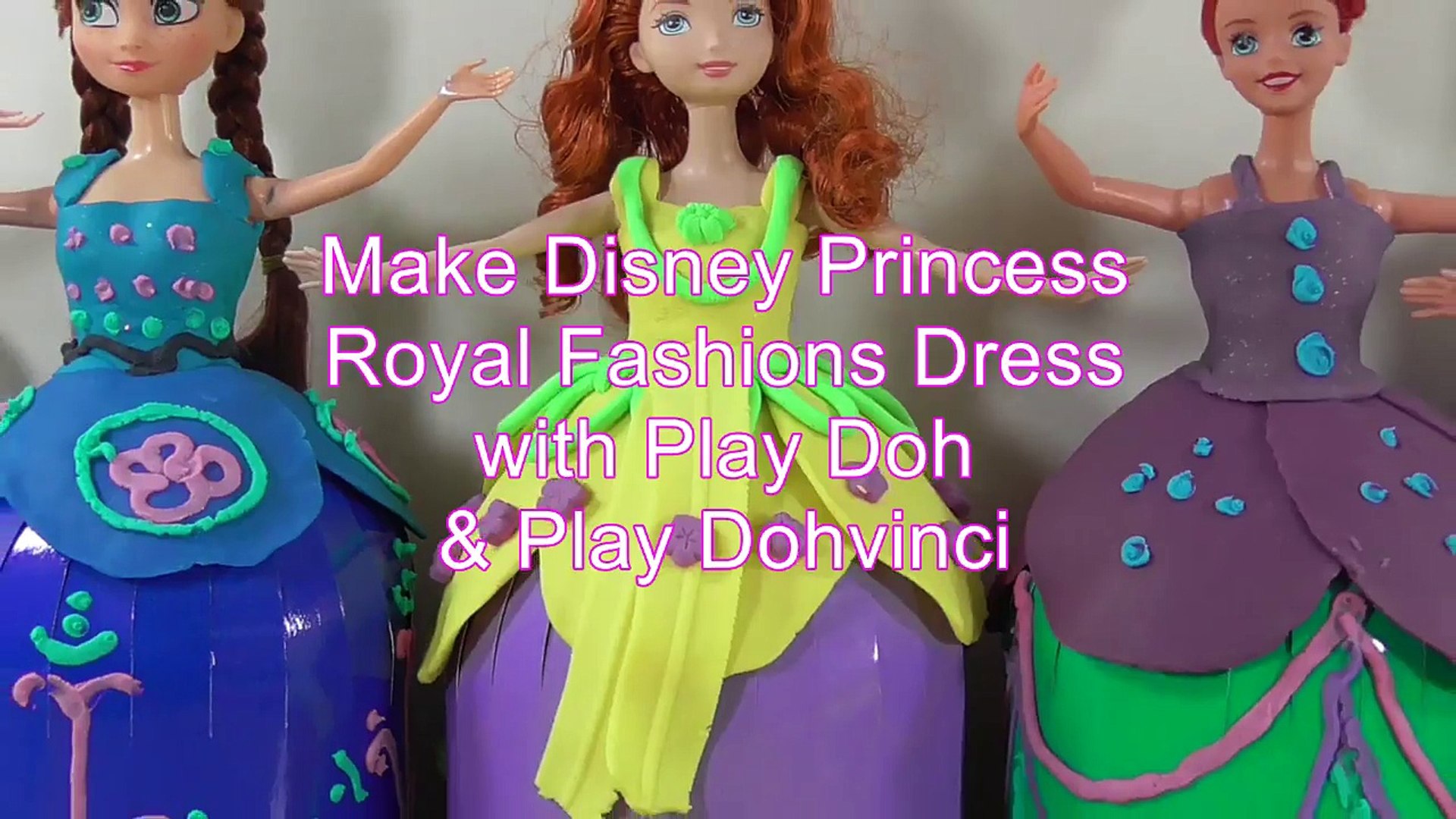 barbie play doh dresses