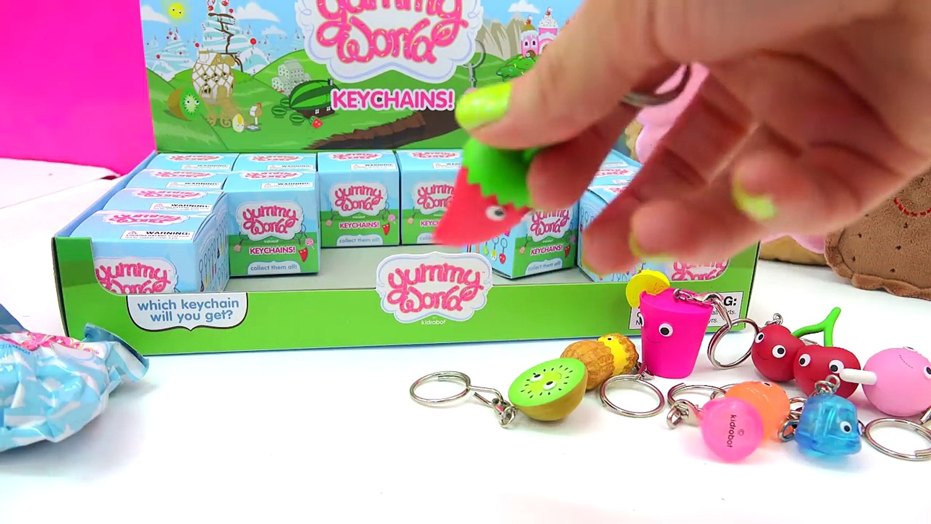 Full Box Of Yummy World Surprise Blind Bag Boxes Of Keychain Cute