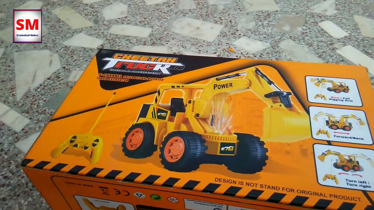 Video for KIDS - RC JCB TRUCK | 5 CHANNEL EXCAVATOR | Unboxing & Testing | Shamshad Maker