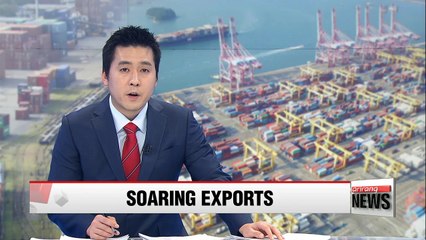 Korea's exports jump 22% on-year in January