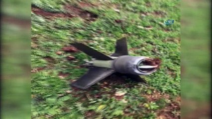 Karakola atılan roket havada patladı