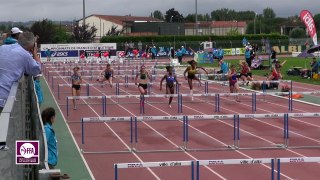 Albi 2017 : Finale 100 m haies Espoirs (Pauline Salies en 13''66)