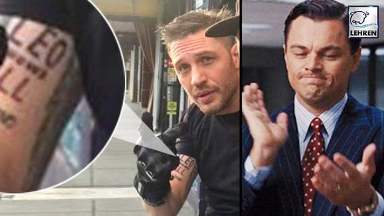 Tom Hardy Gets A Tattoo Of 'Leo Knows All' After Losing Bet To Leonardo DiCaprio