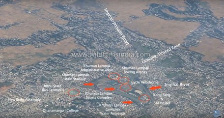 Guided aerial tour of Imphal, Manipur