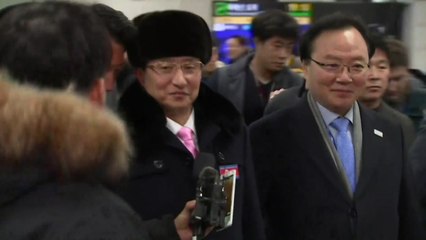마식령 훈련 선수단 귀환...北 선수단 방남 / YTN
