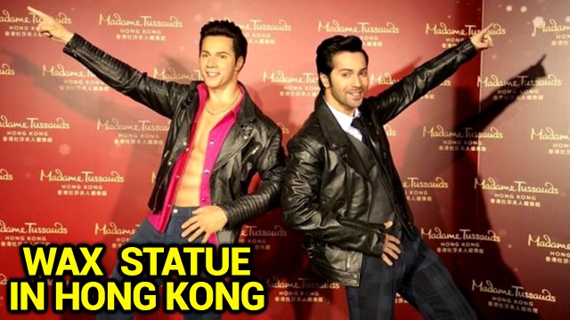 Varun Dhawan Madame Tussauds Statue in Hong Kong Unveiled