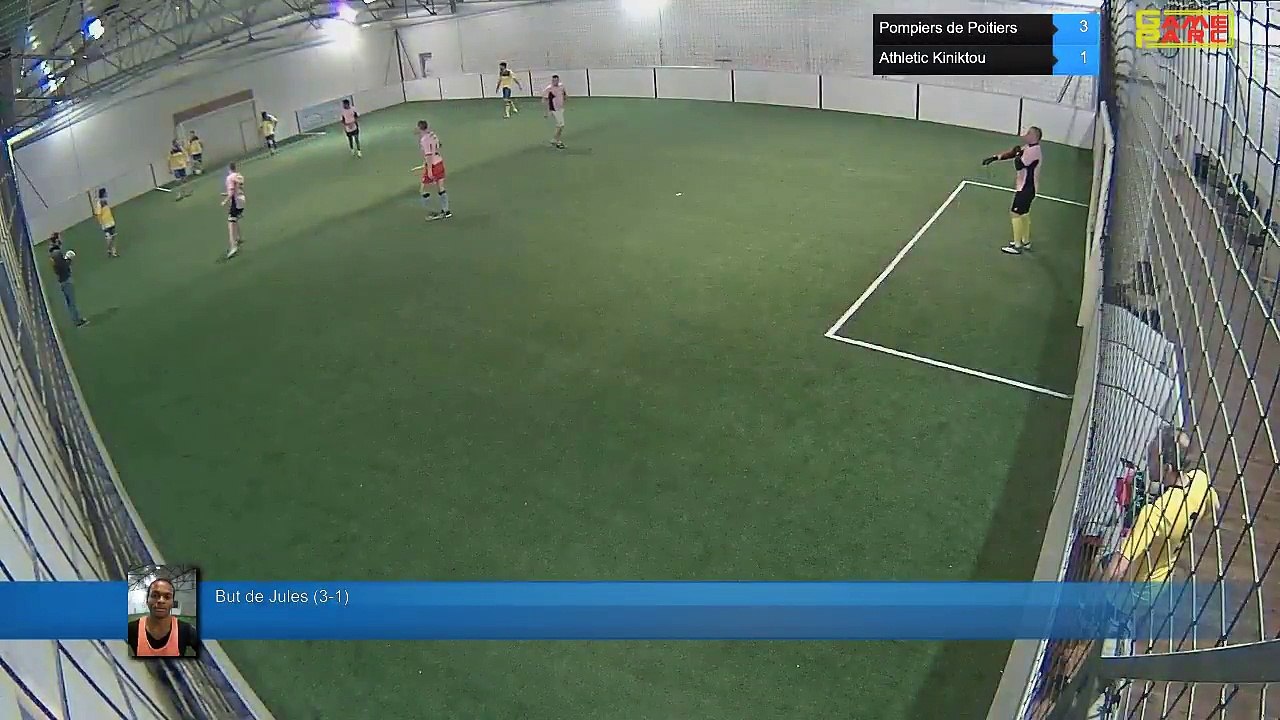 But de Jules (3-1) - Pompiers de Poitiers Vs Athletic Kiniktou - 30/01/18 19:00 - LIGUE 2