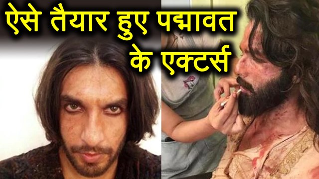 Padmaavat: Shahid Kapoor - Ranveer Singh's BEHIND the scenes photos goes VIRAL | FilmiBeat