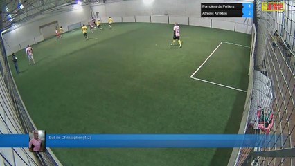 But de Christopher (4-2) - Pompiers de Poitiers Vs Athletic Kiniktou - 30/01/18 19:00 - LIGUE 2