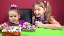 Киндер Сюрприз Принцессы Диснея и Пушистые истории распаковка 3. Kinder Surprise eggs unboxing.
