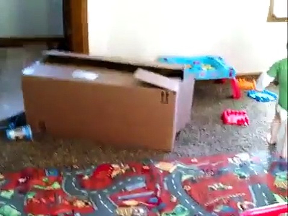 Baby playing