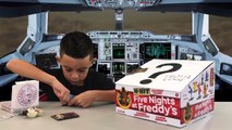 Five Nights at Freddys Blind Box FNAF Blind Bags Mystery Surprise Toy Opening on a Airplane