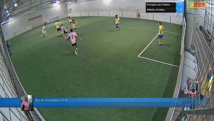 But de Christopher (11-5) - Pompiers de Poitiers Vs Athletic Kiniktou - 30/01/18 19:00 - LIGUE 2