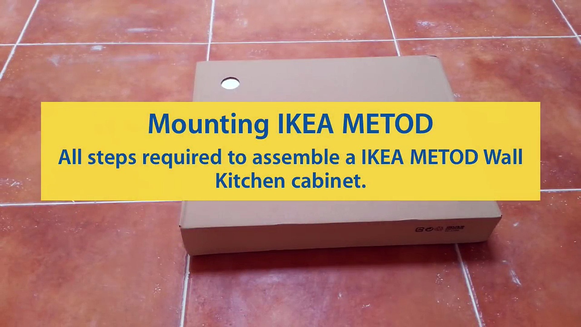 Ikea Metod Assembly Kitchen Wall Cabinet Video Dailymotion