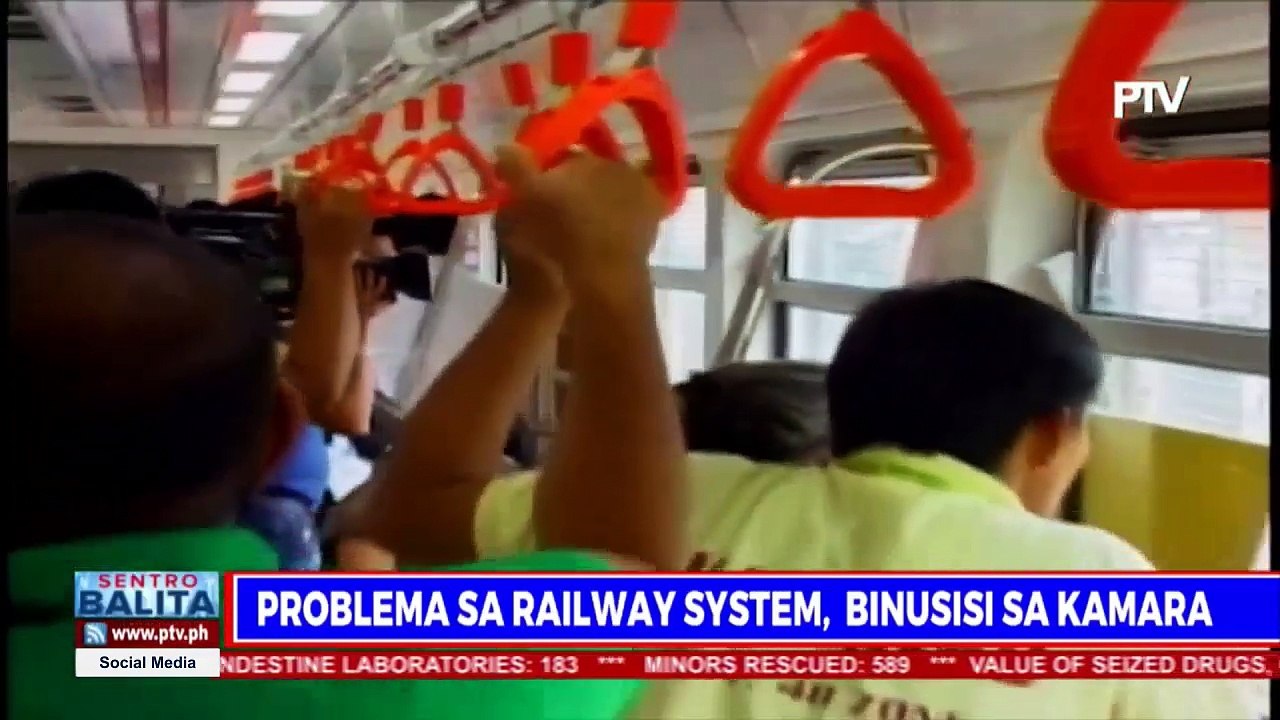 Problema sa railway system, binusisi sa Kamara