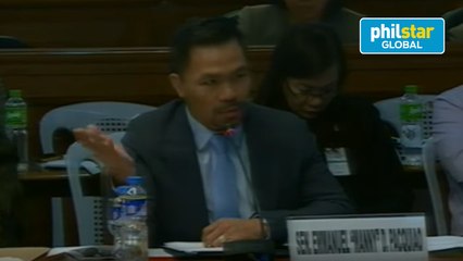 Pacquiao wants licenses for bloggers