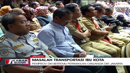 Pemprov DKI dan Organda Adakan Rapat Tertutup Bahas Masalah Transportasi Ibukota