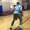 Guy Shows off Basketball Dribbling Skills