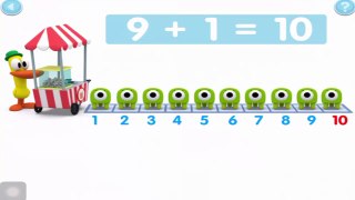 Kids Number Coaster Math Fun Park Playset