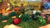 DINOSAURS TRANSFORMING EGGS AND PREHISTORIC ANIMALS TOY COLLECTION FOR KIDS