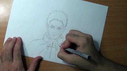 How To Draw Naruto HOKAGE - Step by Step Tutorial