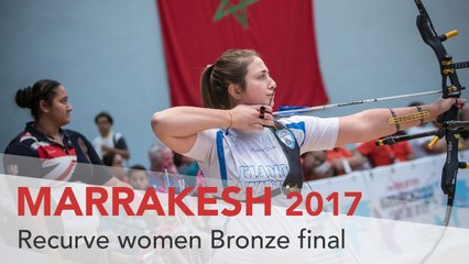 Jas Sagoo v Claudia Mandia  [no sound] – recurve womens bronze final | Marrakesh 2017